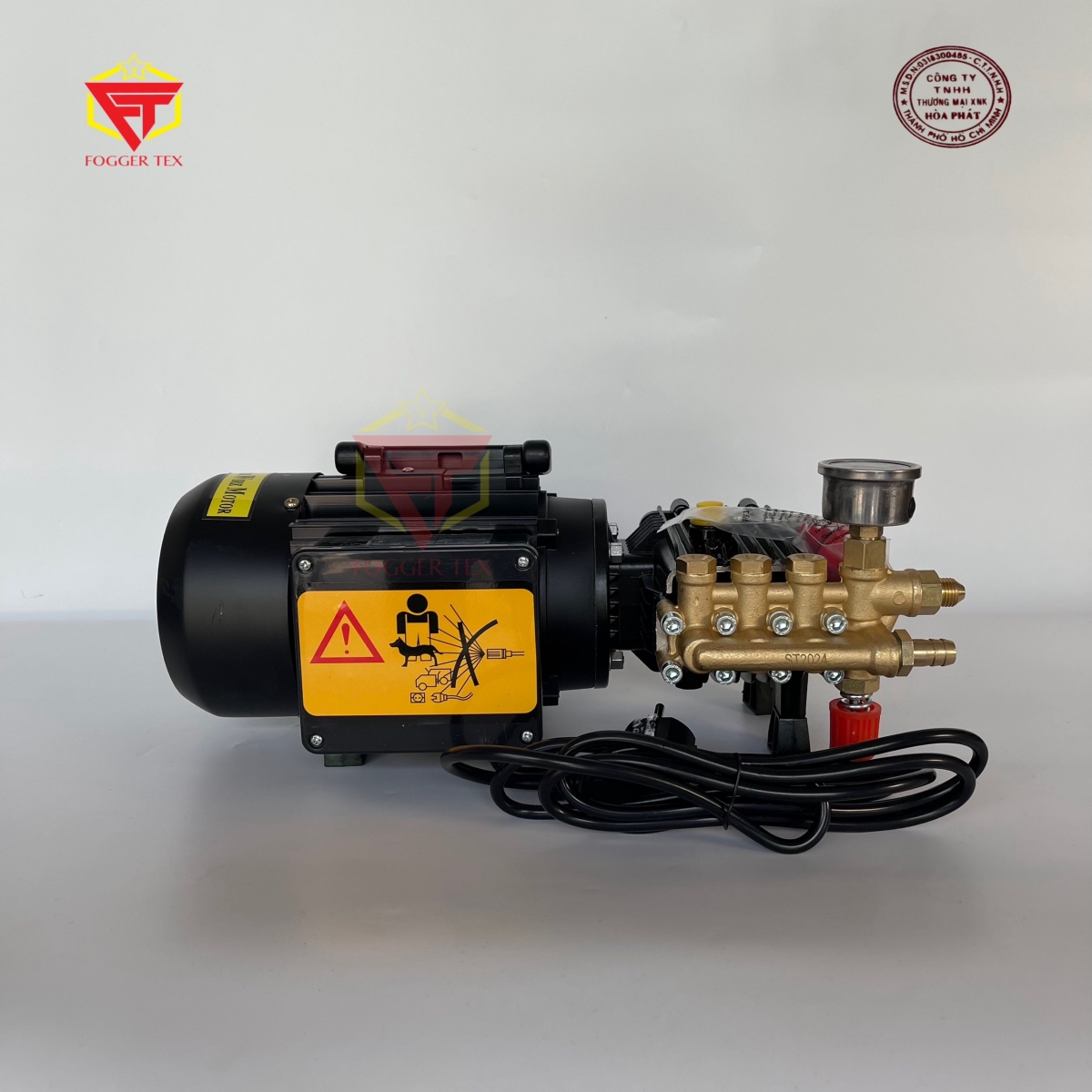 Hình ảnh trọn bộ máy phun sương cao áp 25-90 đầu phun 